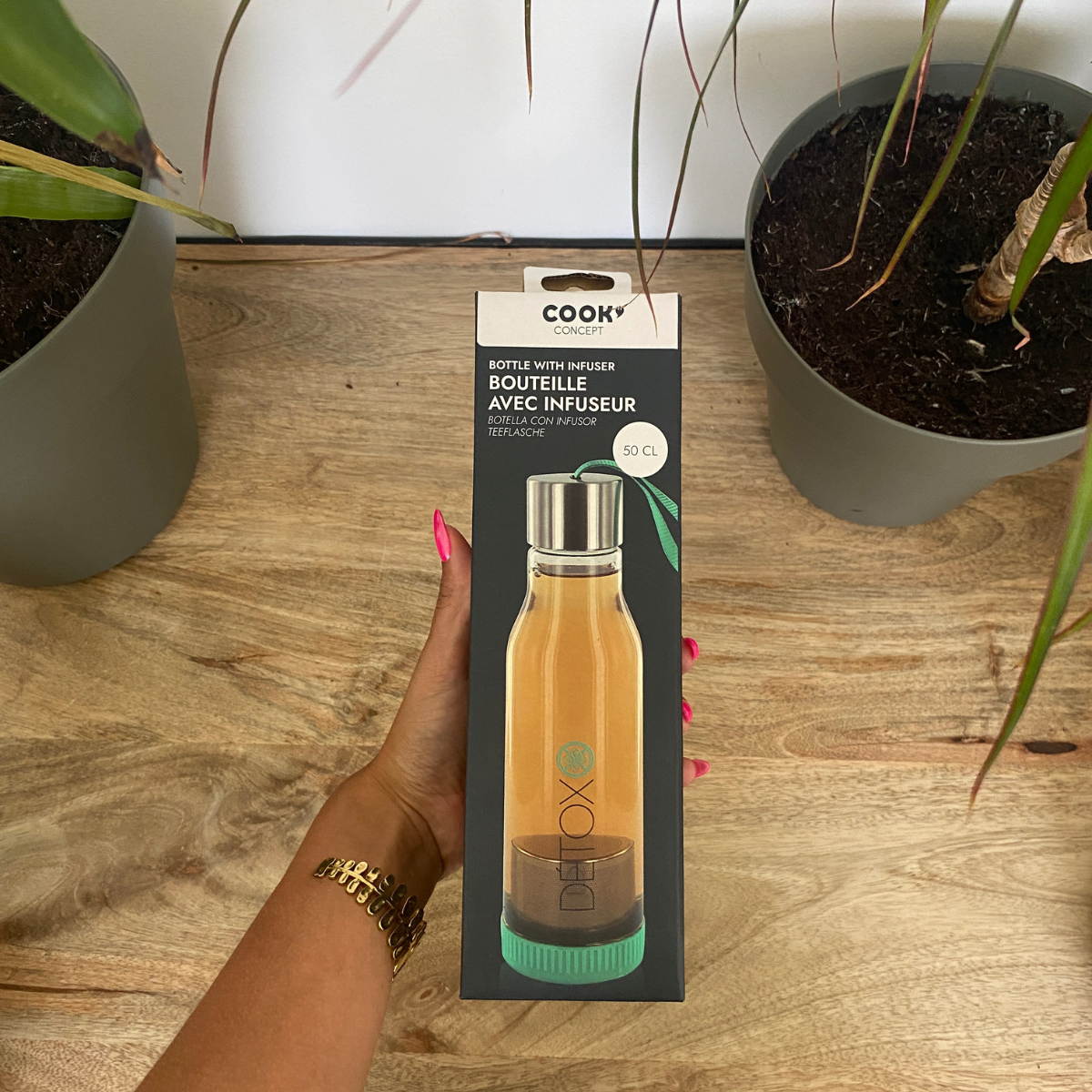 Bouteille de transport infuseur