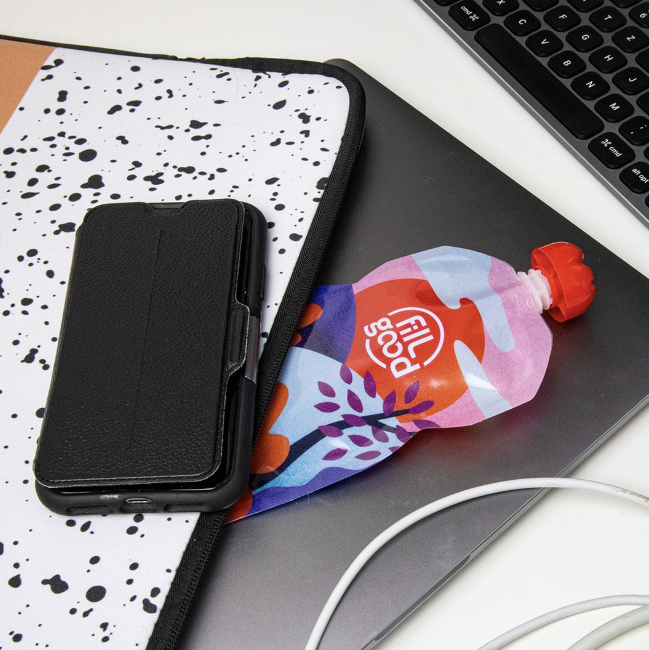 2 gourdes à compotes réutilisables pour adultes – 130 ml – Image 3