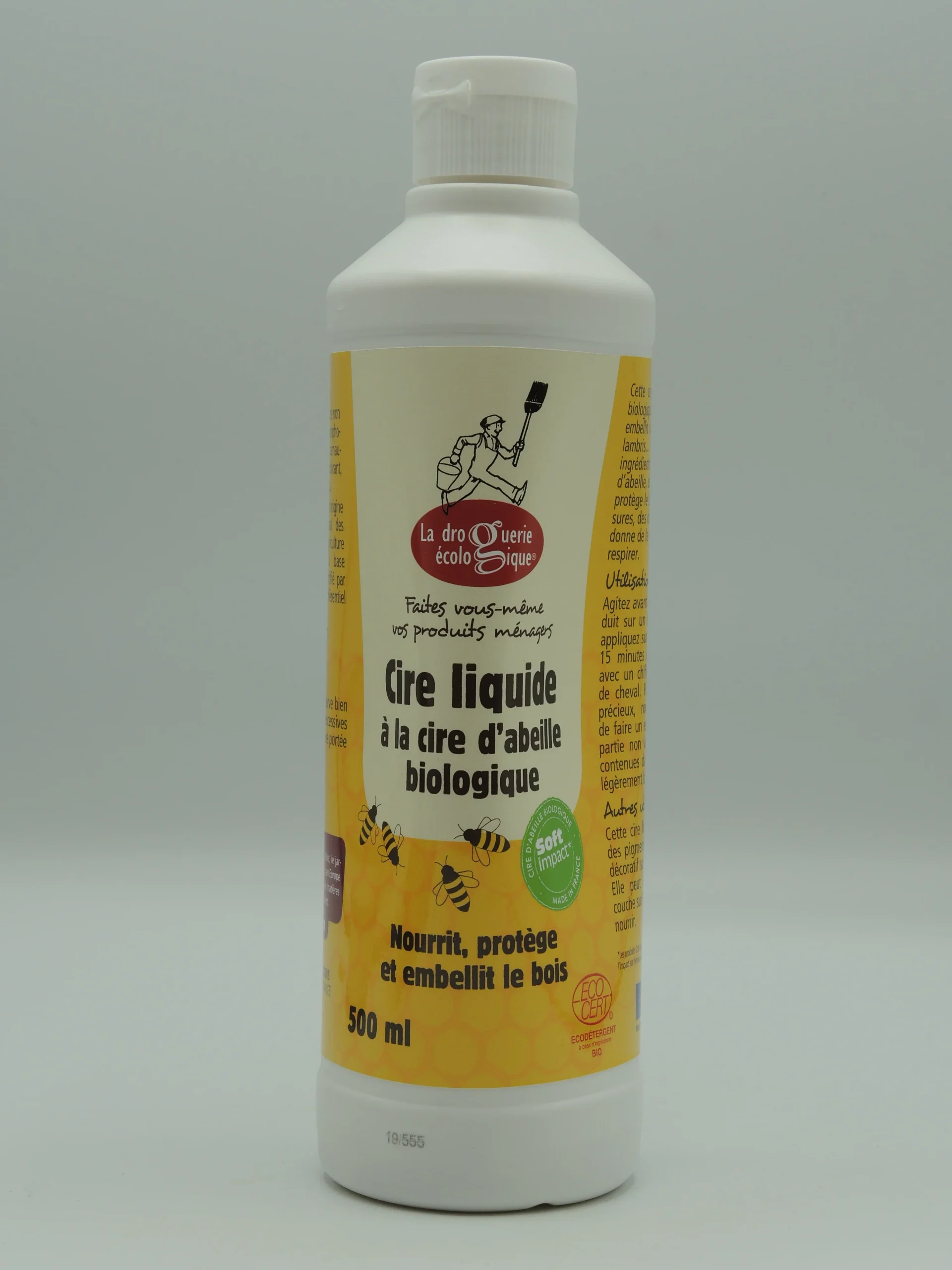 Cire liquide à la cire d'abeille, 500ml, la Droguerie écologique